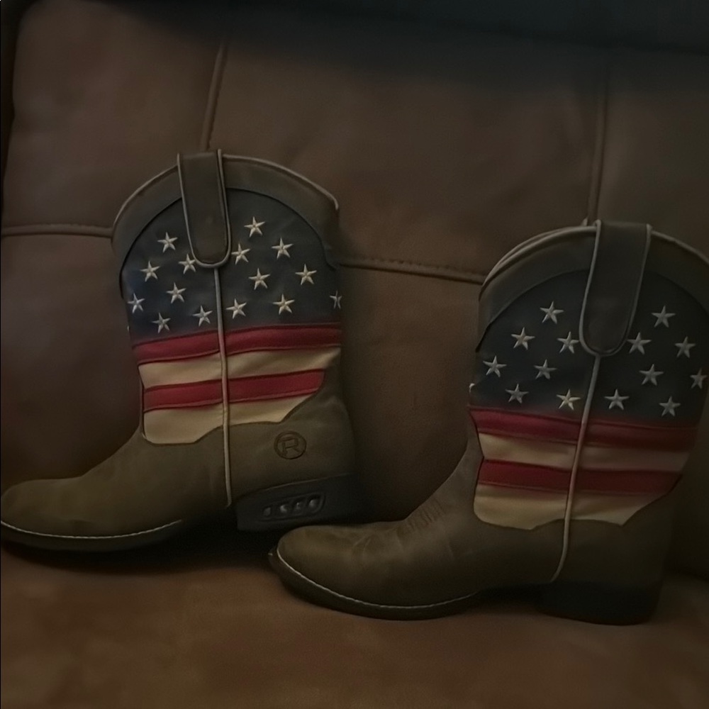 American Flag Cowboy Boots